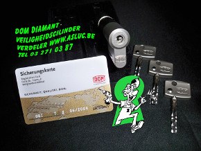 DOM Diamant veiligheidscilinder